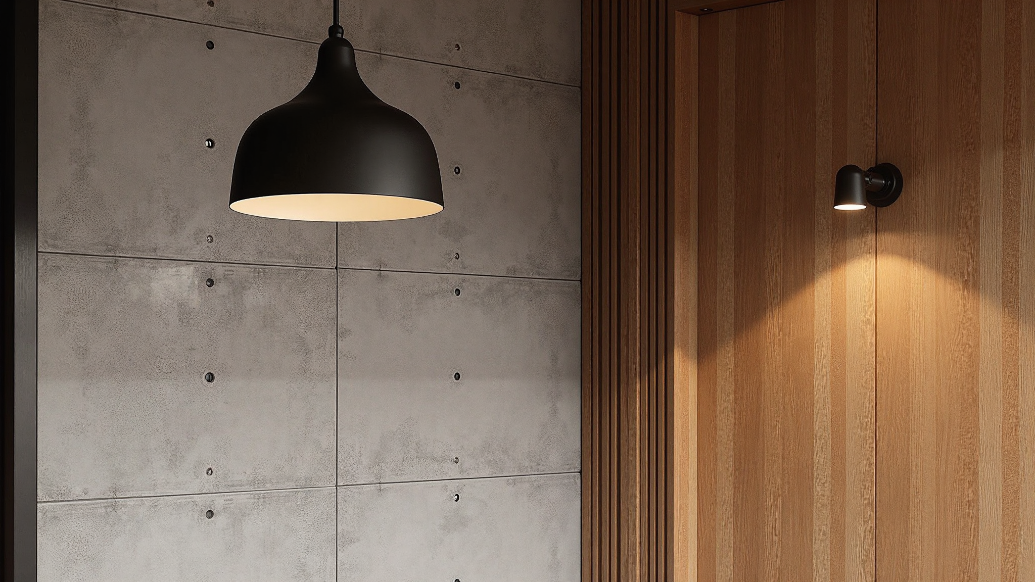 Single Drop Brass Pendant