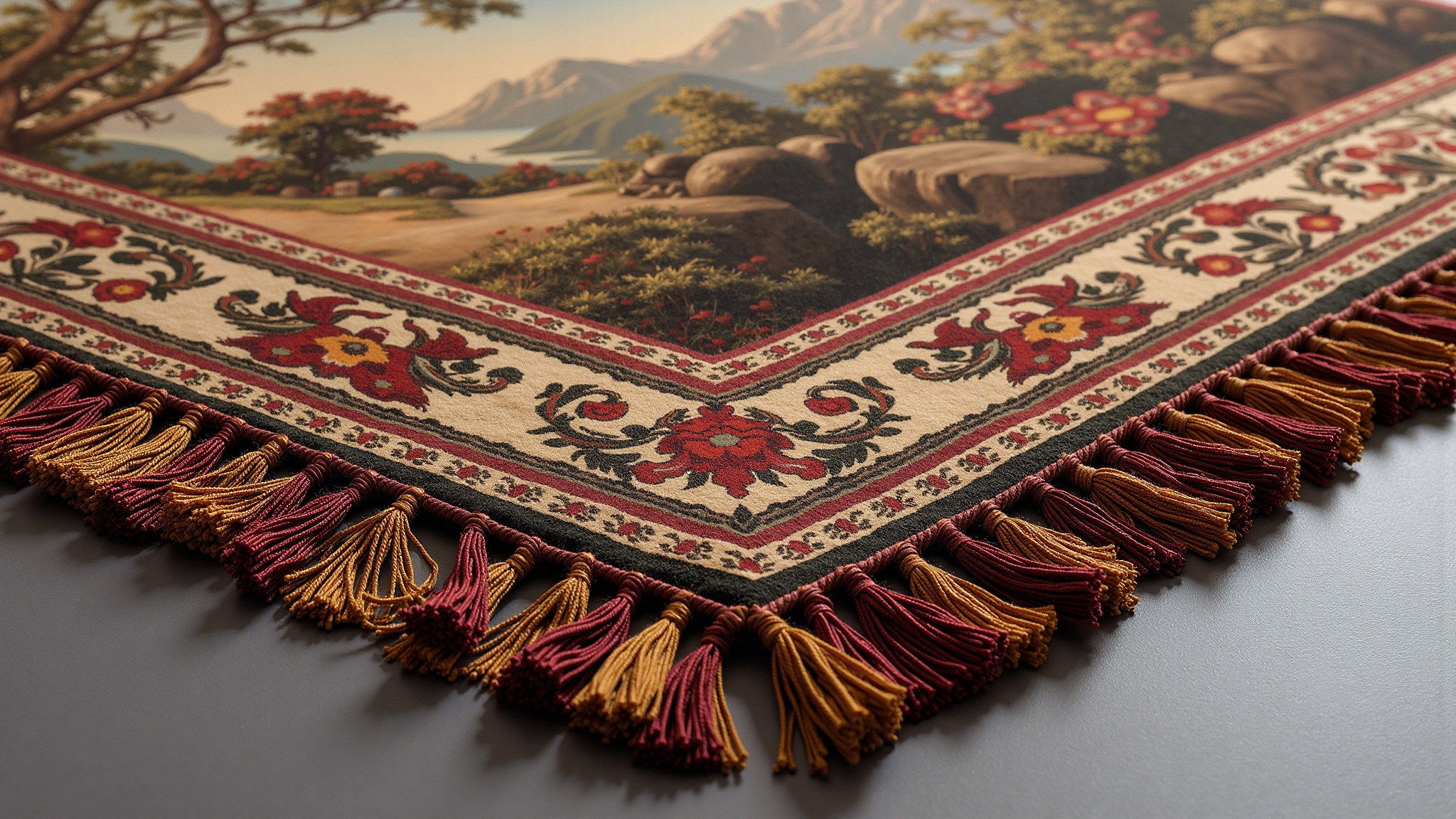 Single-Composition Tufted Rug