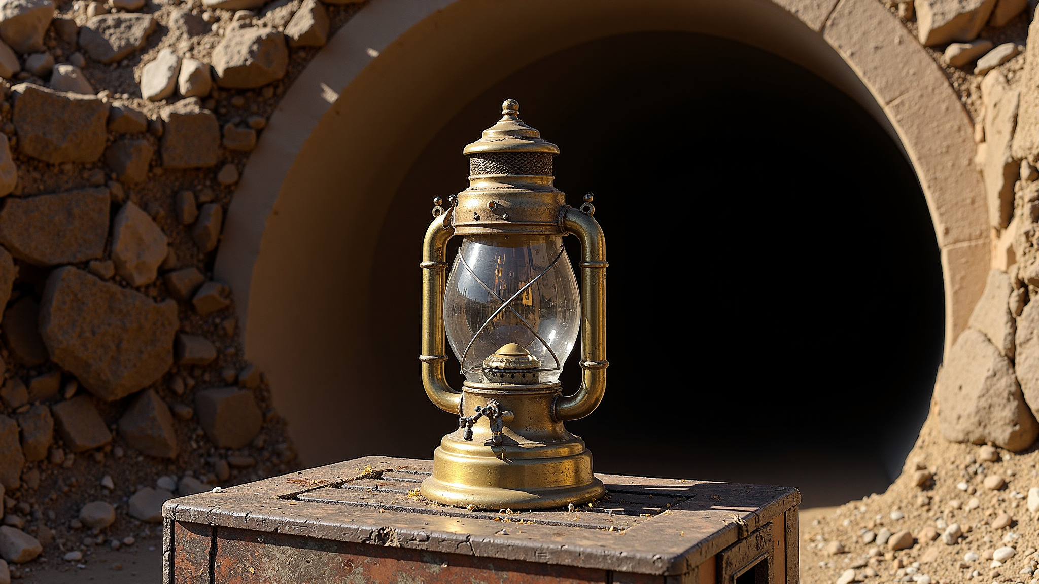 Arched Brass Floor Lamp — view 2
