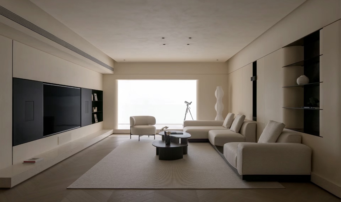 Furnished living space from a SAMYAM project